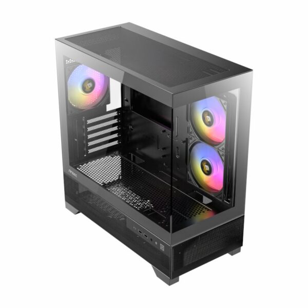 Antec CX500M Micro-ATX | ITX RGB Mini-Tower Gaming Chassis Type-C  - Black - Image 10